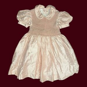 100% Silk Smocked Dress